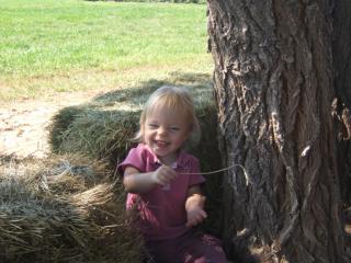 My granddaughter, Katie at 19 months