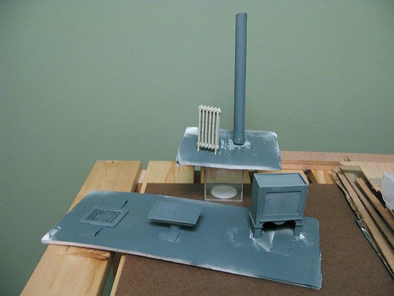 Wood stove first coat of primer Members' Gallery The Greenleaf