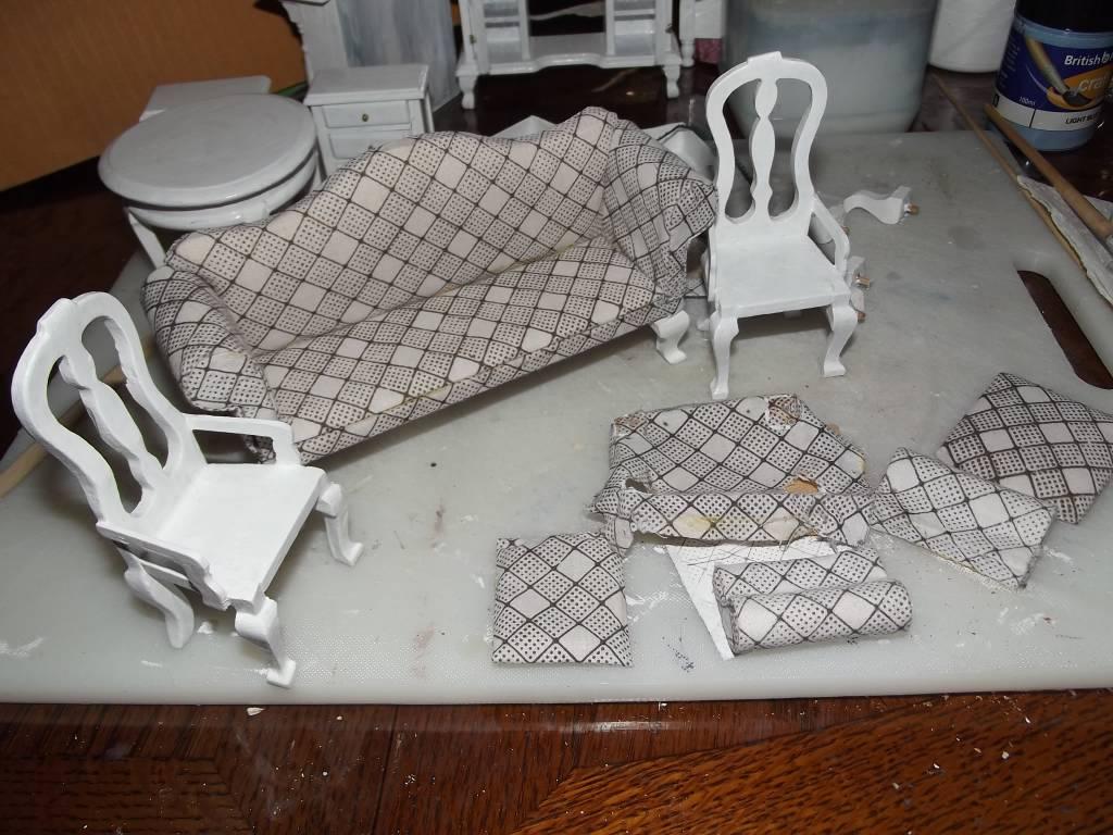 Dollhouse furniture makeover Members' Gallery The Greenleaf