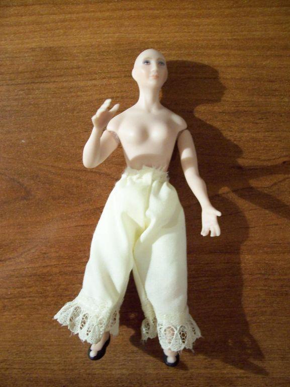 Sewing on the Pantaloons