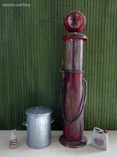 Old gas pump