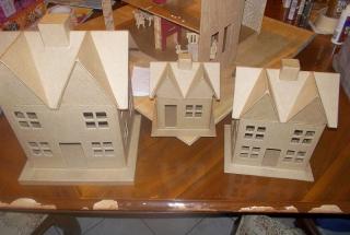 Paper Mache Houses