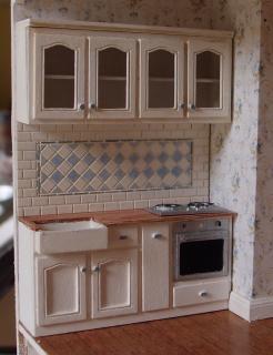 Kitchen with island removed