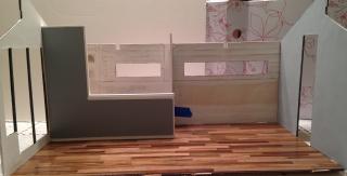 Front View Of Dry Fit Of Interior Walls