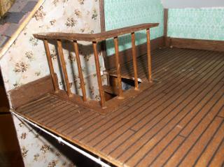 upstairs