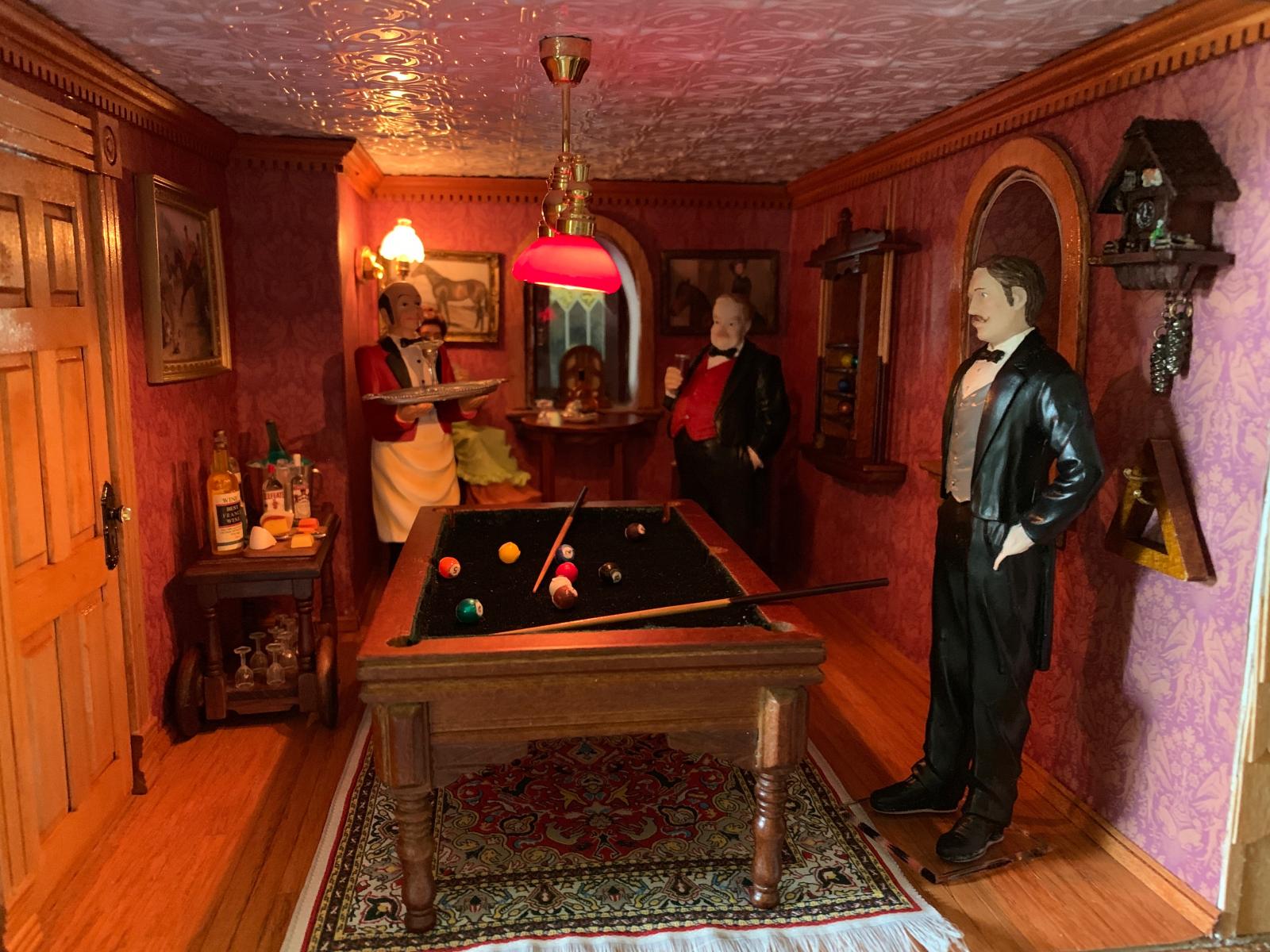 billiards room Members' Gallery The Greenleaf Miniature Community