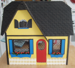 front with window boxes