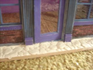 Detail of paper clay stones