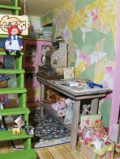 Cash register and check out table